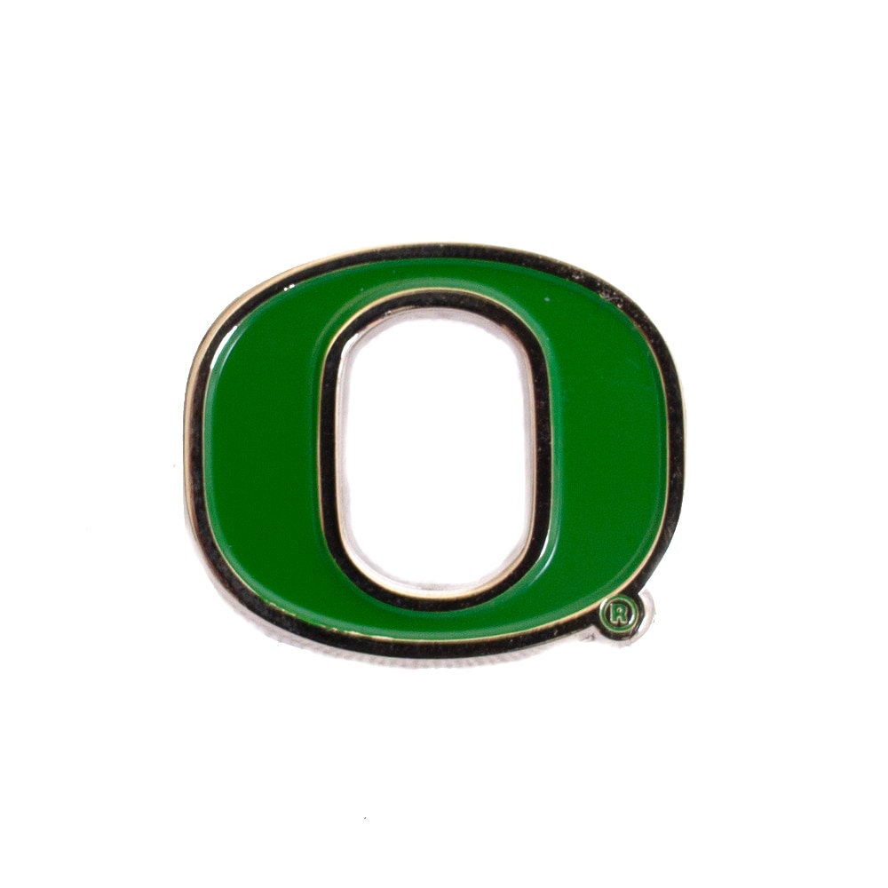 Classic Oregon O, Neil, Green, Lapel Pins, Metal, Accessories, Unisex, 1", 2024, 833789